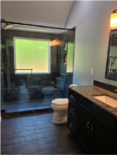 Bathroom renovation finished view 3
